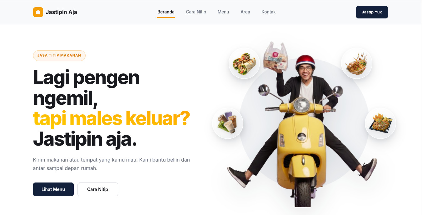 Preview project Jasa Titip Makanan